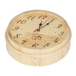 Wooden Sauna Clock
