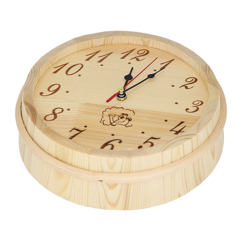 Wooden Sauna Clock