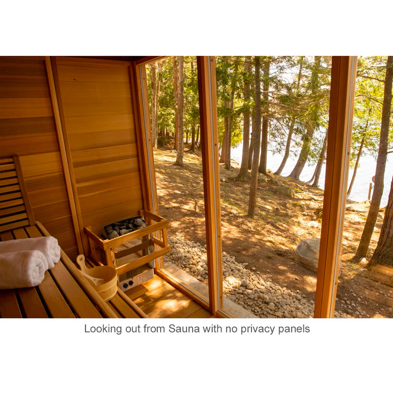 SAUNASNET Modern Outdoor Box Sauna