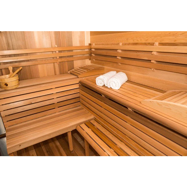 SAUNASNET® Outdoor Wood Sauna Room Square 05