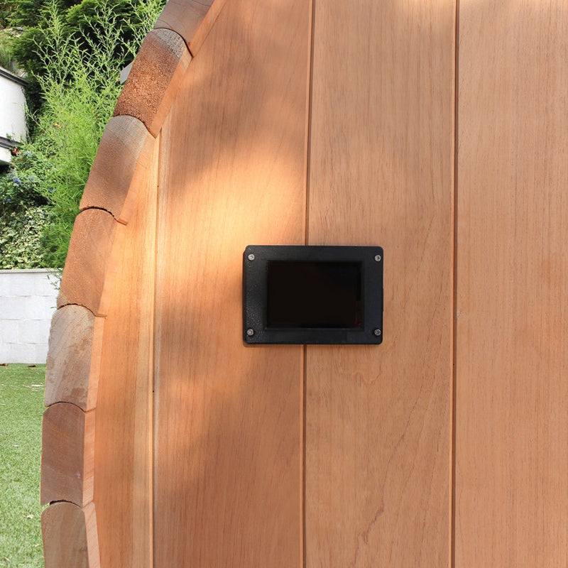 SAUNASNET Outdoor Barrel Sauna Kit Basic Style
