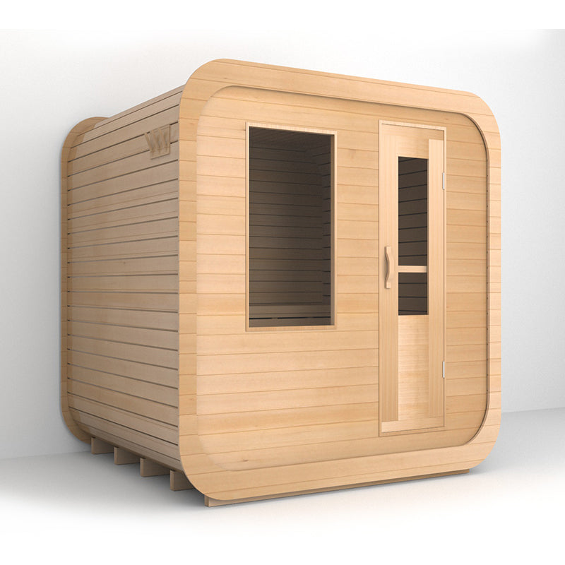 SAUNASNET® Traditional Outdoor Sauna Square 06