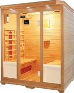 Wooden Dry sauna Cabin Customized Far Infrared Sauna Room