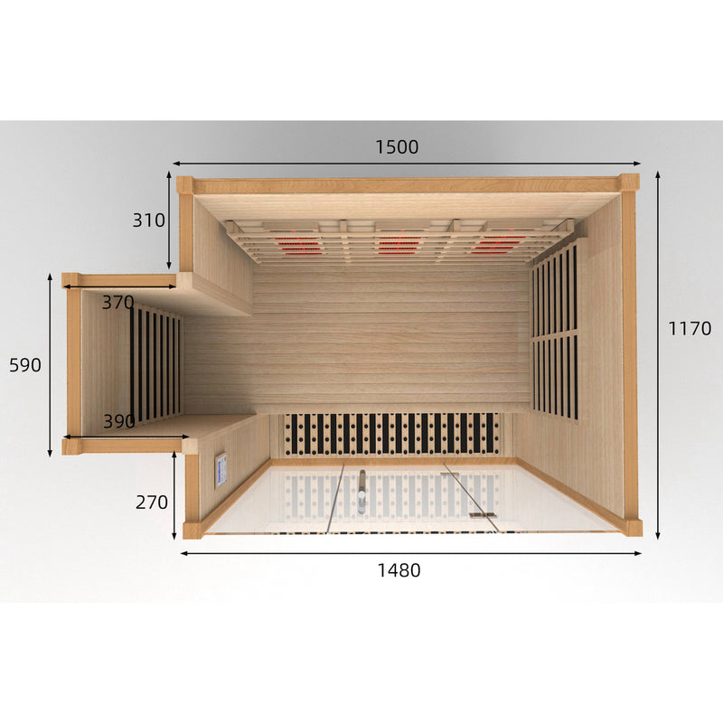 2023 New Full Spectrum Far Infrared Sauna（In stock）