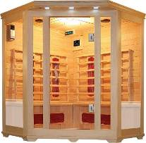 Wooden Dry sauna Cabin Customized Far Infrared Sauna Room