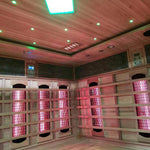 6 Person Infrared Cabin full spectrum Sauna for Apartment