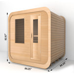 SAUNASNET Traditional Outdoor Square Sauna