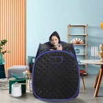 SAUNASNET Portable Home Full Body Steam Sauna Kit with 2L Steam Pot