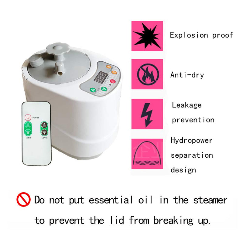 SAUNASNET Portable Home Full Body Steam Sauna Kit with 2L Steam Pot