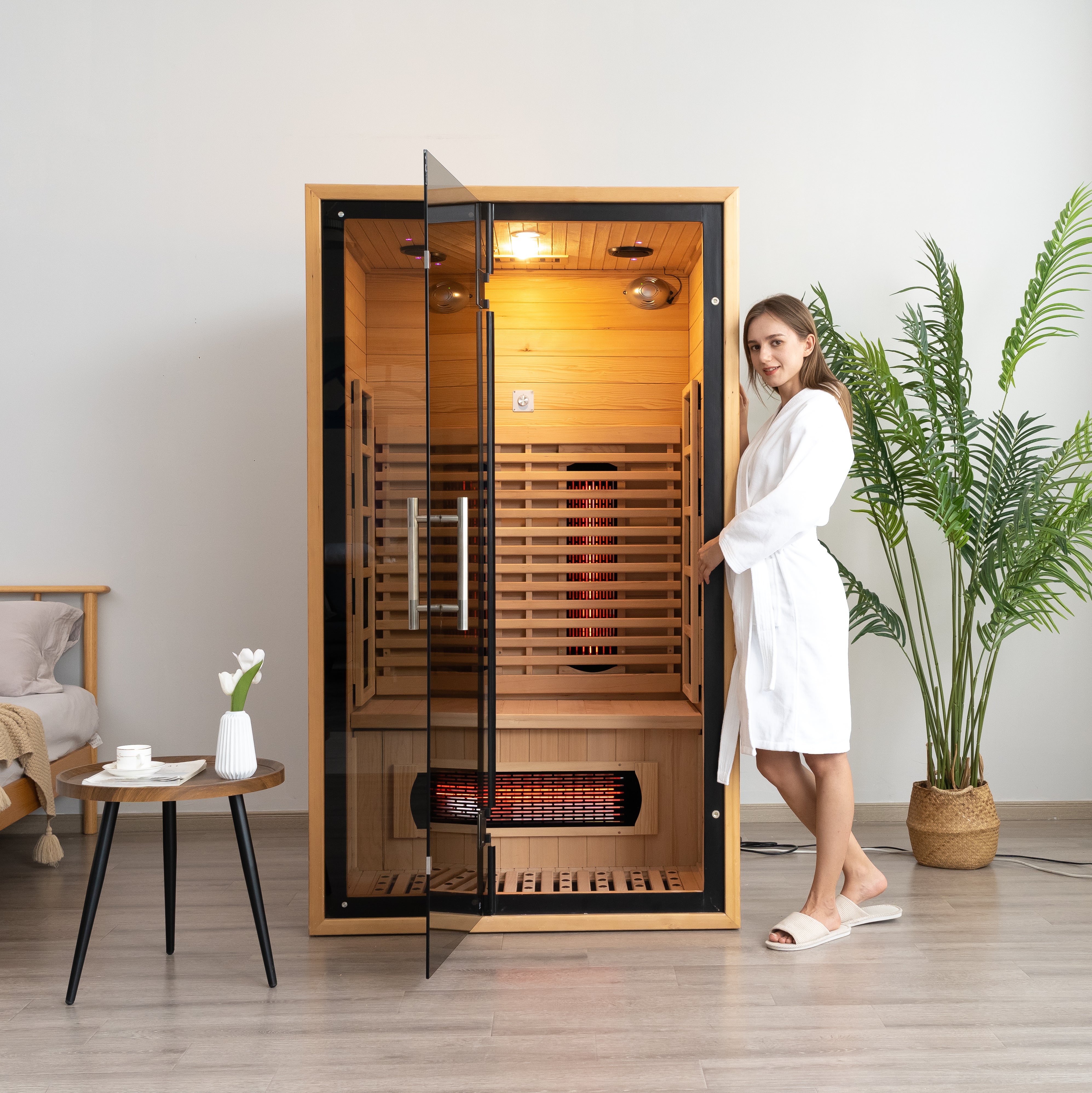 SAUNASNET® Luxury Ozone Indoor Dry Sauna Infrared 03