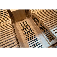 SAUNASNET® Indoor Two-Person Infrared Sauna Digital Control with Wifi Infrared 01 （US Stock – Ships in 10–15 Days）