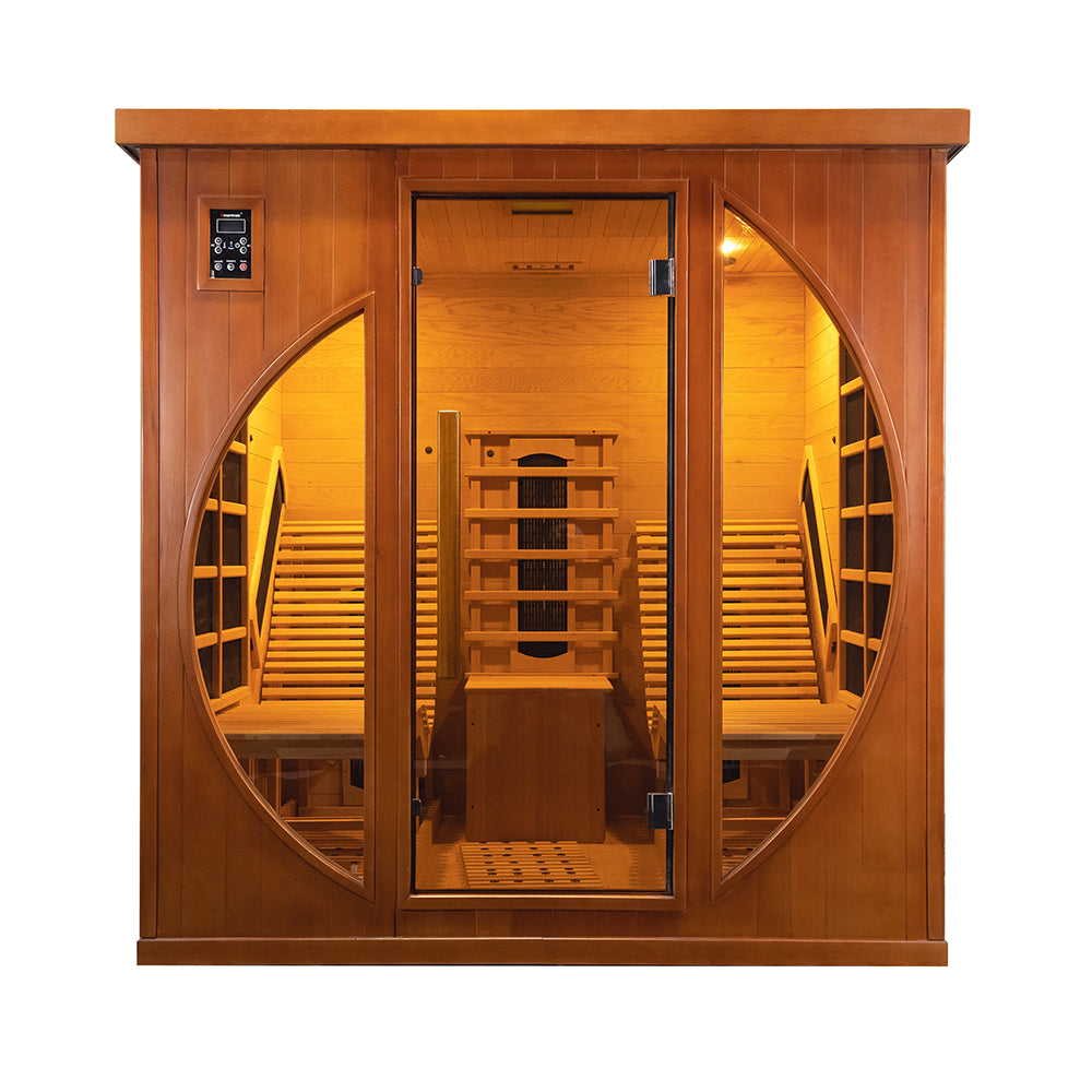 SAUNASNET® Indoor Sauna Room with Recliner（Best Seller）Infrared 01