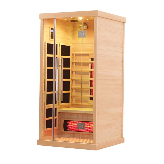 SAUNASNET® Full Spectrum Indoor Solid Wood Sauna Infrared 11