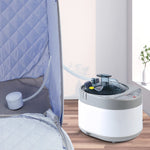 Portable Sauna Steamer 4L Upgrated with Remote Control 110V US Plug Grey