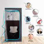 SAUNASNET Portable Whole Front Clear Window Full Size Infrared Sauna