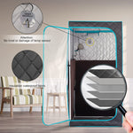 SAUNASNET Portable Whole Front Clear Window Full Size Infrared Sauna