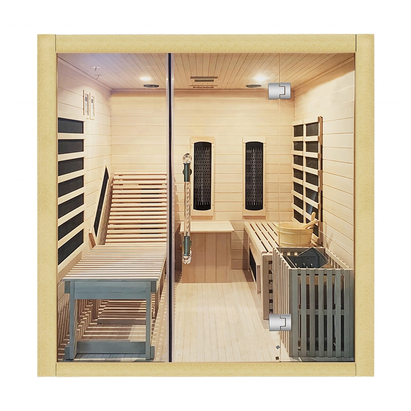 SAUNASNET® Indoor Steam and Infrared Sauna Hybrid Sauna 01