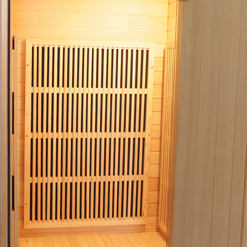 SAUNASNET Carbon Heaters Glass Door Infrared Sauna Room