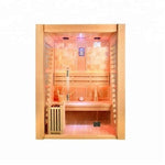 SAUNASNET® Luxury Traditional Indoor Steam Sauna Room Glass 02