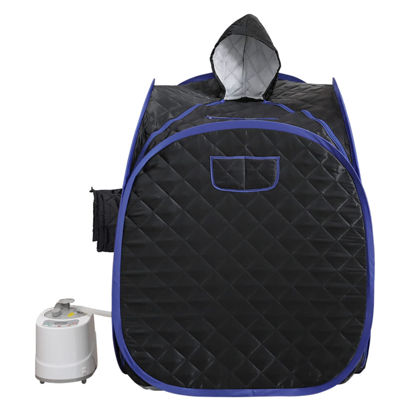 SAUNASNET Portable Home Full Body Steam Sauna Kit with 2L Steam Pot
