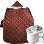 SAUNASNET Portable Home Full Body Steam Sauna Kit with 2L Steam Pot