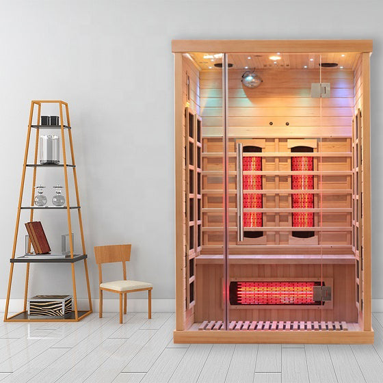 SAUNASNET® Full Spectrum Indoor Solid Wood Sauna Infrared 11