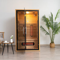SAUNASNET® Luxury Ozone Indoor Dry Sauna with Wifi Infrared 03（US Stock – Ships in 10–15 Days）
