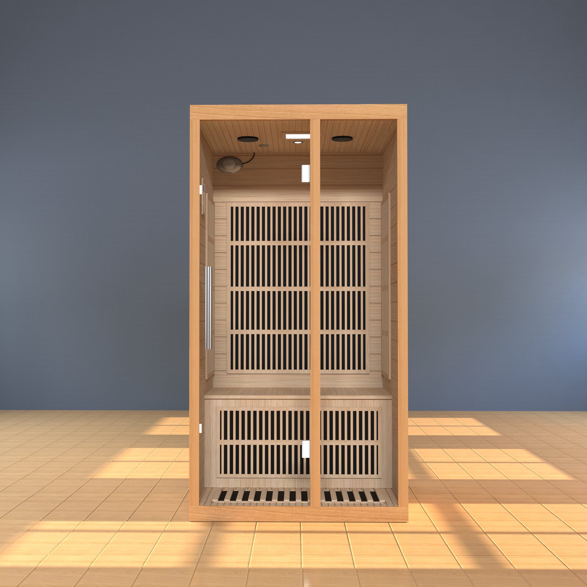 SAUNASNET® Indoor Sauna Room With Carbon heaters Infrared 13