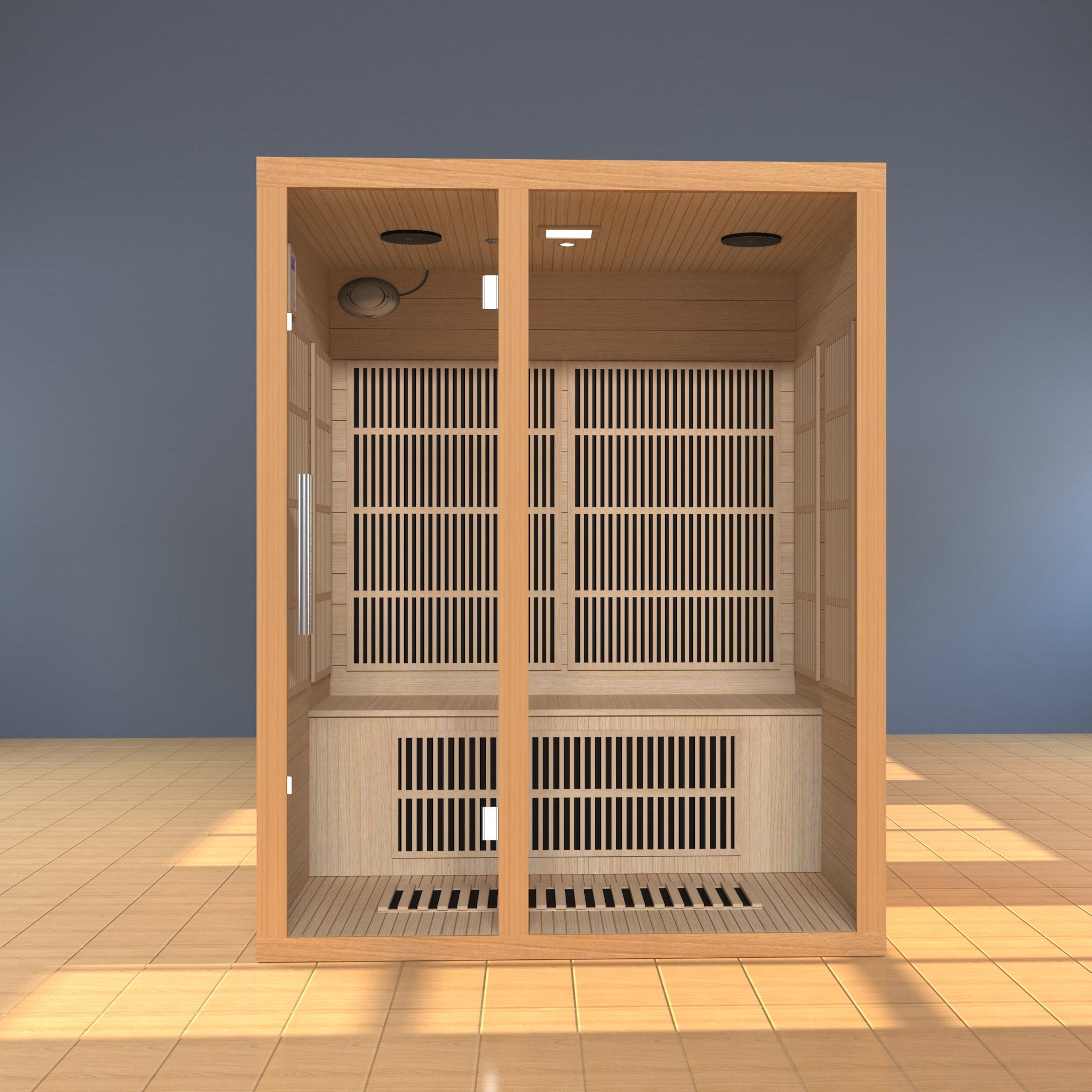 SAUNASNET® Indoor Sauna Room With Carbon heaters Infrared 13
