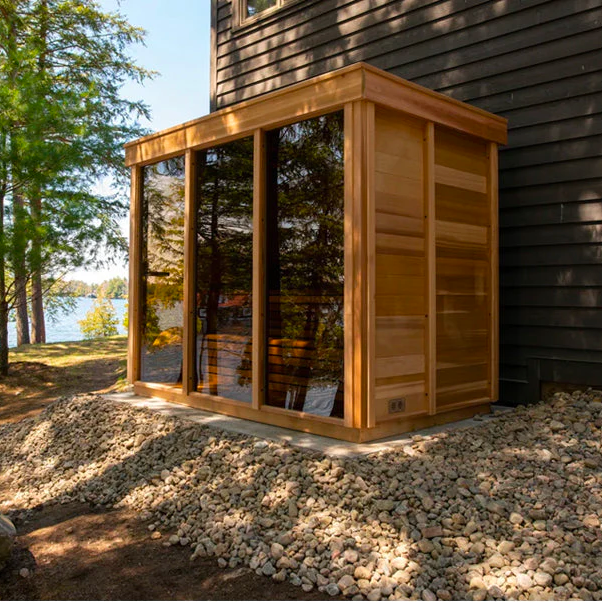 SAUNASNET Modern Outdoor Box Sauna