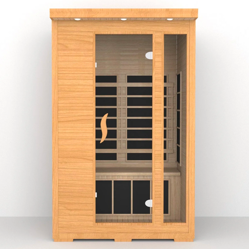 Far Infrared Sauna Room Wood Sauna Low EMF Carbon Panel