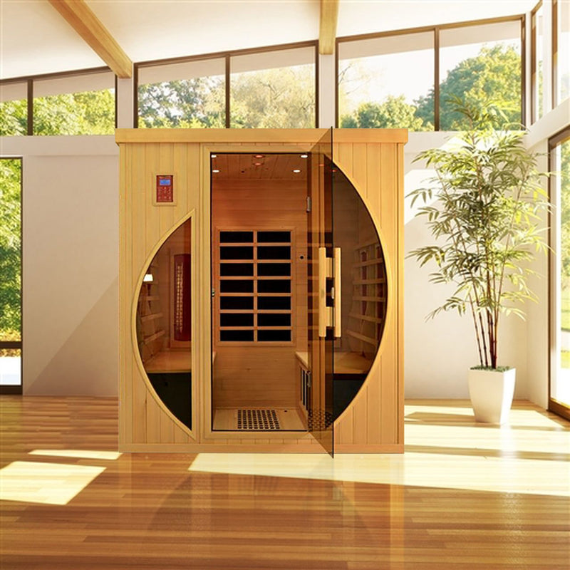 Luxury Indoor Sauna Solid Wood Far Infrared Sauna