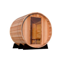 SAUNASNET® Simple Style Outdoor Wood Sauna Barrel 09
